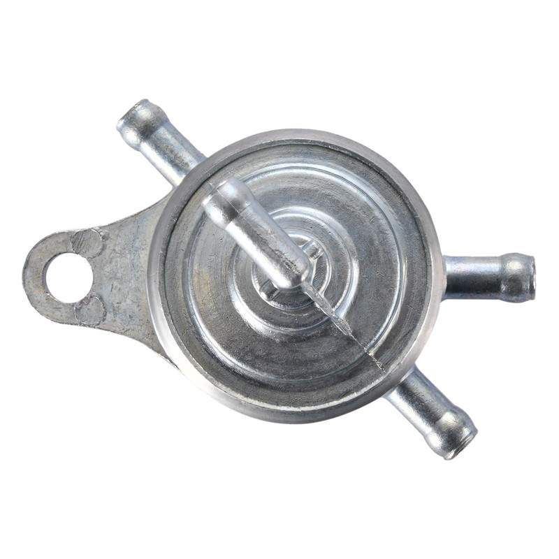 GOOFIT 2 pcs Motorcycle 3 Way Vacuum Fuel Pump Petcock