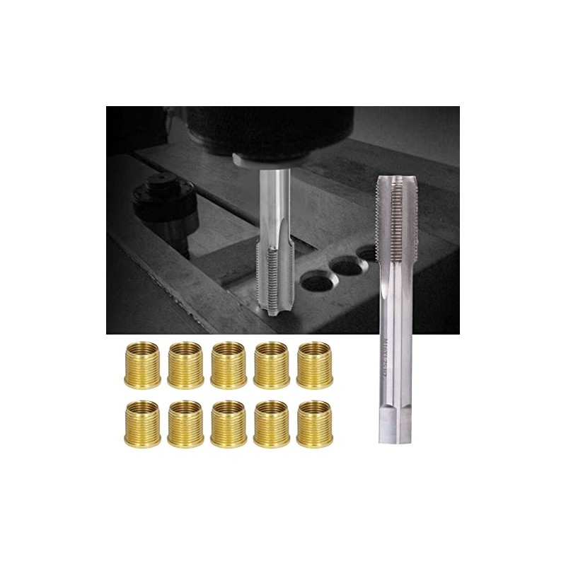 Spark Plug Hole Repair Tools Thread Repair Kit with 10