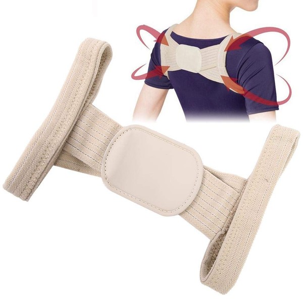 Posture Belt for Shoulder and Back, Posture Corrector for Men Women Children Breathable Adjustable Straightens Shoulder Comfortable Reduces Neck Pain of Shoulders and Upper Back