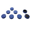 Pack of 12 Blue Round Flat Magnets - 24mm Whiteboard
