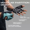 KANSOON Essential Breathable Workout Gloves, Weight Lifting Fingerless Gym Exercise