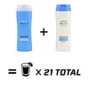 GoPong Shampoo & Conditioner Flasks (32 oz Total) - Hidden