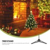 Healifty Adjustable Base 6Pcs Xmas Tree Bases Stand Christmas Tree
