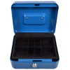 HOCHSTE Cash Box Petty Money Safe Deposit Steel Tin Security