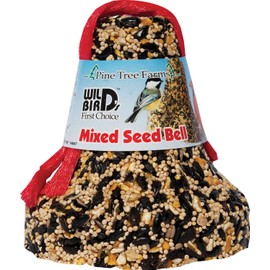 Pine Tree Farms 1320 Mixed Seed Bell with Net, 16-Ounce