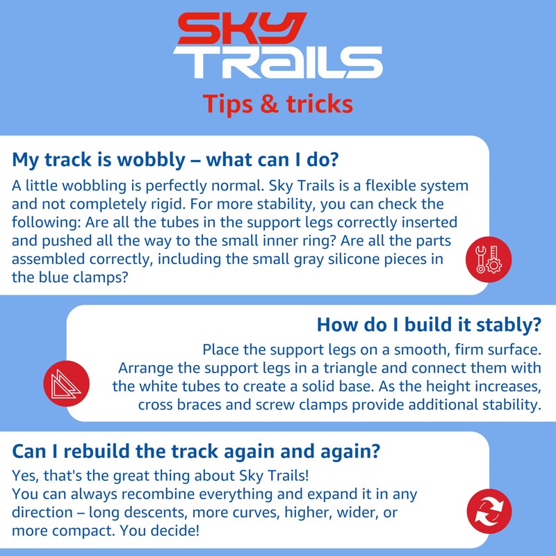 Sky Trails | Flip Rail | Construction toy for dynamic