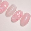 Kkotbi Handmade Nail Tips - Coffin Midi / 꽃비수제네일팁 -