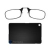 ThinOptics Reading Glasses + FlashCard Case | Black Frame, 1.00