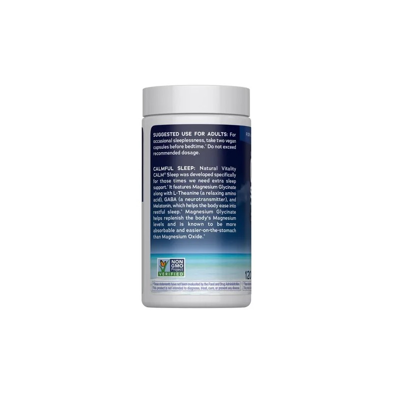Natural Vitality Calm Sleep Magnesio 120 Cápsulas