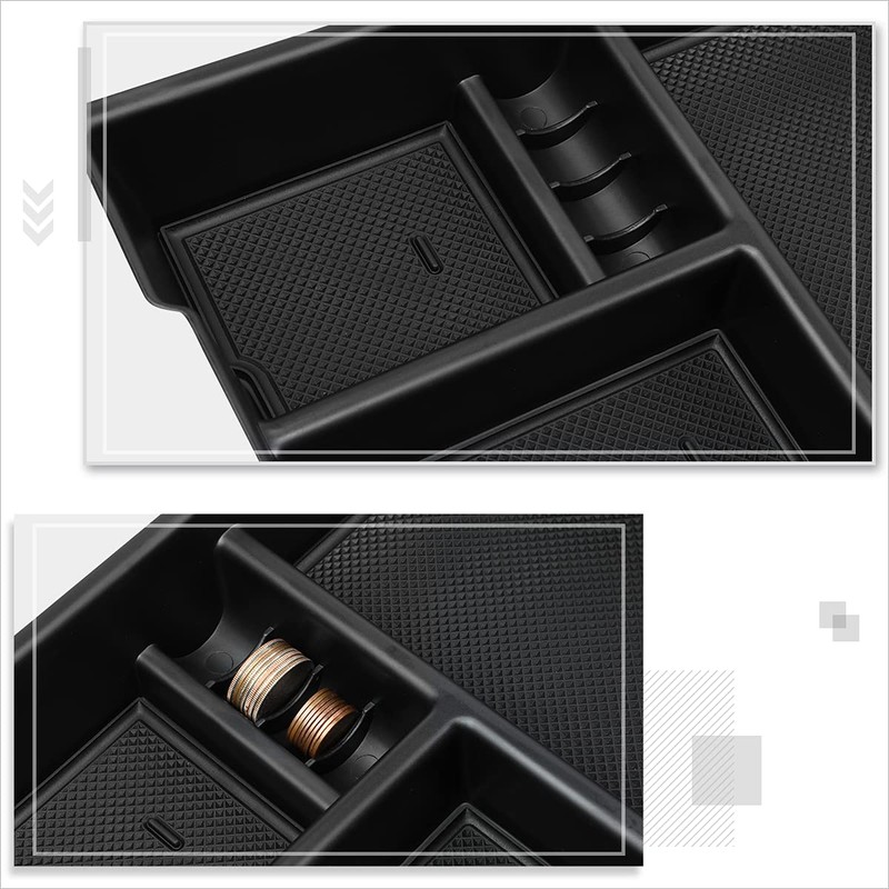 PM PERFORMOTOR Removable Center Console Insert Organizer Tray,Armrest Secondary Storage
