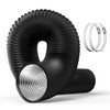 HealSmart 4" 16 Ft Aluminum Ducting Flexible, Heavy-Duty Four-Layer Protection