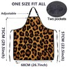 ENSIANTH Cheetah Print Aprons Leopard Aprons for Women Cooking Kitchen