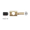 uxcell Linkage Stoppers Connecting Servo Arm,Push Rod for RC Airplane,D4x2.5mm