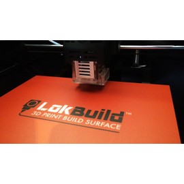 LokBuild 3D Print Build Surface, sticky back sheet, quick, clean removal of printed parts, versatile (SINGLE PACK 6" (153x153mm))