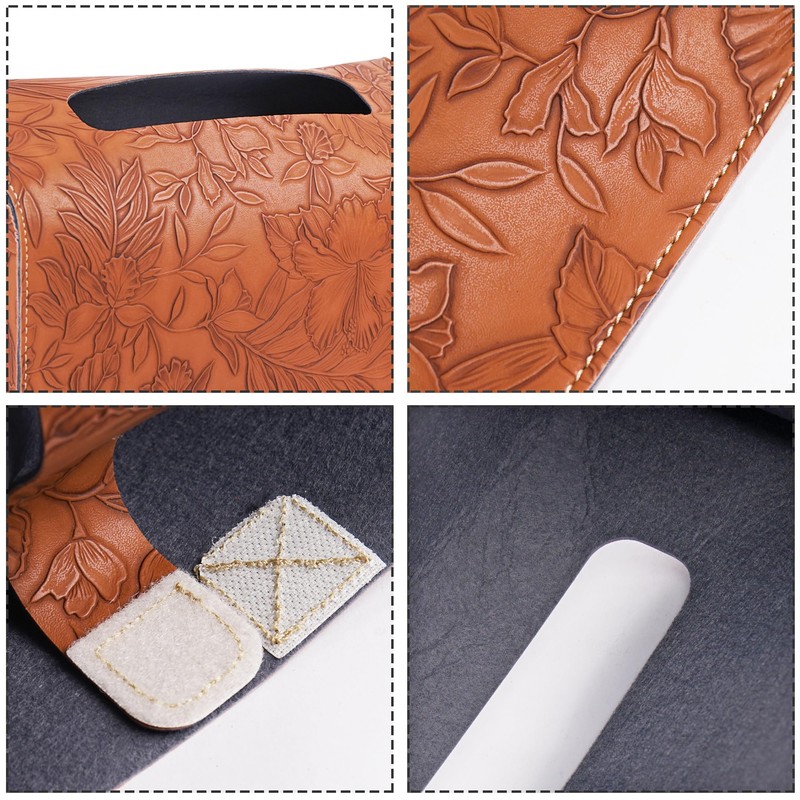 Hennaja Leather Cover for Disposable Paper Hand Towel Box, Compatible