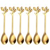 Leaf Shape Handle Dessert Fork, Leaf Shape Handle Spoon Stainless