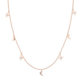 Tamaris Necklace TJ-0099, Stainless Steel, Cubic Zirconia