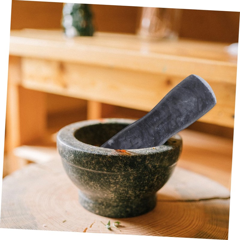 LABRIMP Grinding Rod Garlic Tool Heavy Powder Kitchen Pestle Spice