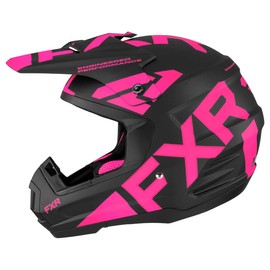 FXR Torque Team Helmet 2025 (Black/Pink - 2X-Large)