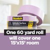 Scotch Delicate Surface Painter's Tape, Purple, Masking Tape Protects Delicate