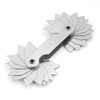 4pcs Radius Gauge, Radius Gauge, Stainless Steel Gauge Measuring Tool,