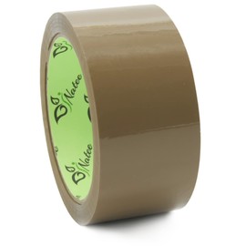 NATEE® Strong Low Noise Brown Packing Tape | Heavy-Duty Roll For Packaging | Brown Sticky Sealing Tape for Parcel Boxes,Moving,Home & Office, (Brown - Low Noise, Pack of 1)
