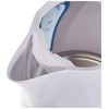 ECG RK 1022 Blue Kettle, 1 Litre, Blue/White, Plastic