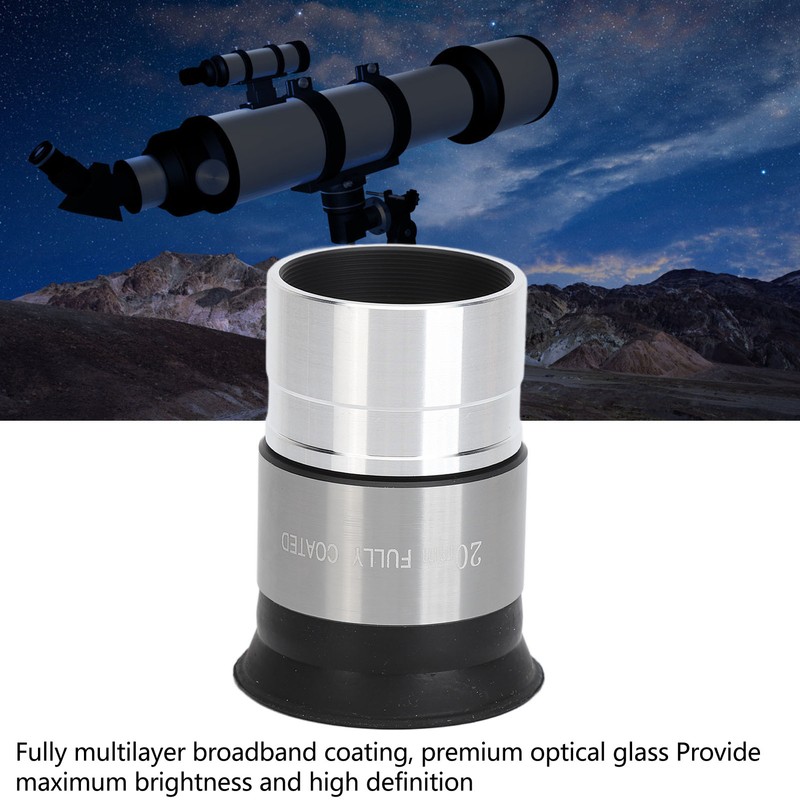 1.25 Inch 20mm Telescope Eyepiece Multi Layer Coating Astronomical Telescope