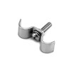 QWORK Stainless Steel Double Line Clamp, 12 Pack 3/8" Fuel
