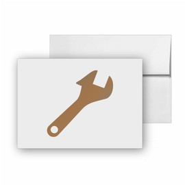 Wrench Adjustable Spanner, quality blank cards CC-24703