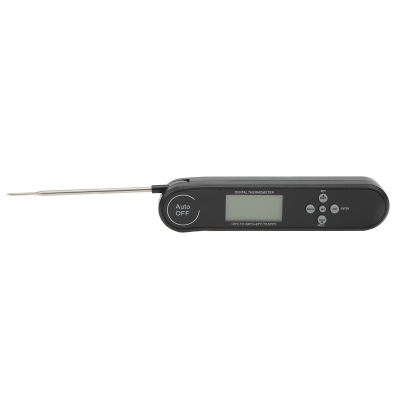 Digital Multifunction Food Thermometer Folding 180° Rotation Probe 22℉572℉ 30℃300℃