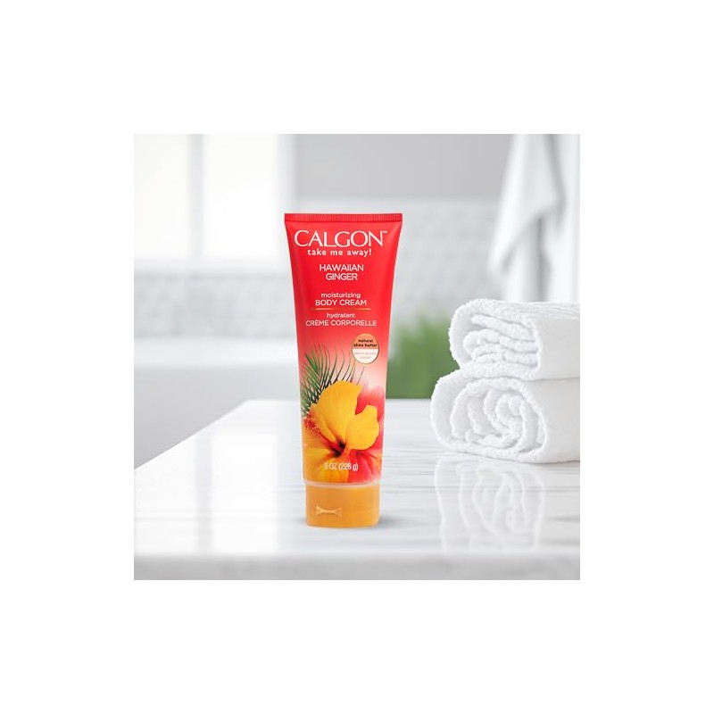 Calgon Hawaiian Ginger Skin Nourishing Body Cream 8 Oz /