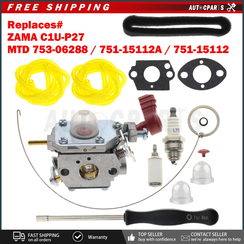 For Troy-Bilt, For Murray, For Craftsman Carburetor Kit For Troy-Bilt