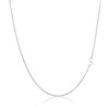 Sterling Silver Side Mini Initial Necklace