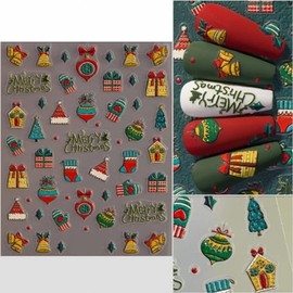 (Option 5D Christmas Line Nail Sticker C(581))5D Christmas Line Nail Sticker C / (옵션 5D 크리스마스 라인 네일스티커 C(581))5D 크리스마스 라인 네일스티커 C