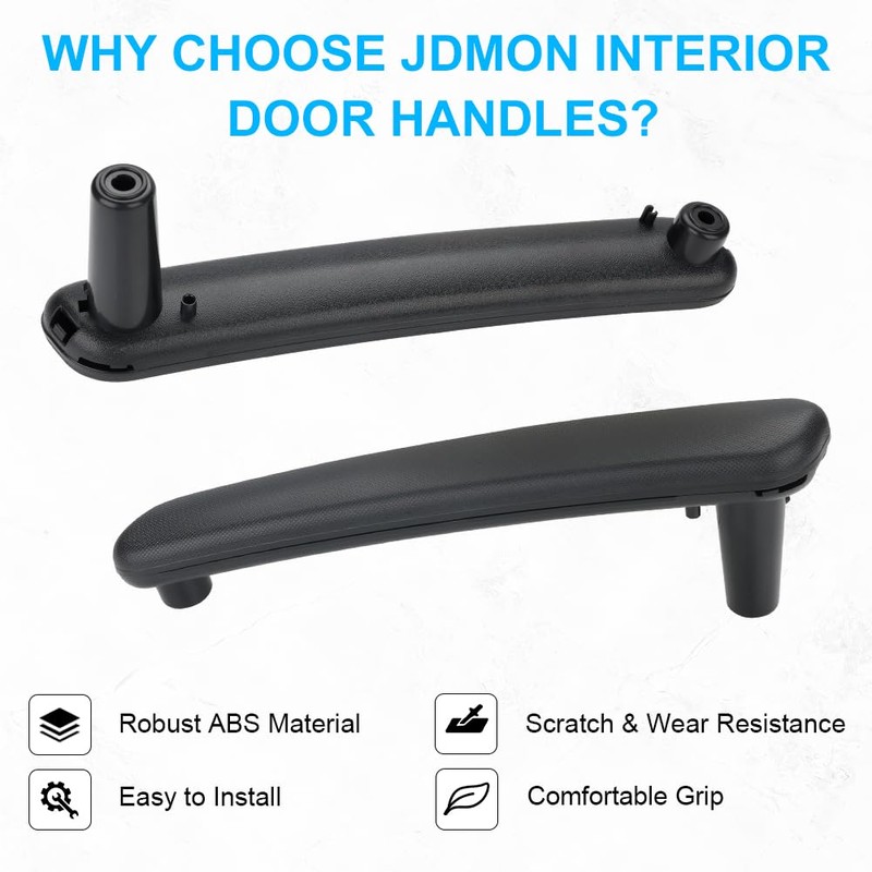 JDMON 2PCS Black Interior Door Handles Replacement for Mitsubishi Eclipse