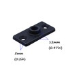 Semetall 1/2" Pipe Hanger Ceiling Flange Hanger,8PCS Ceiling Flange Hanger