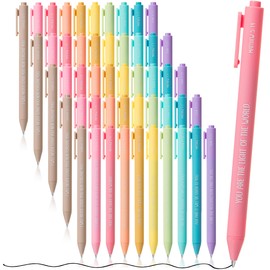 Mr. Pen- Christian Pens, 50 Pack, Black Ink, Pastel Color Barrels, Bible Verse Pens Ballpoint