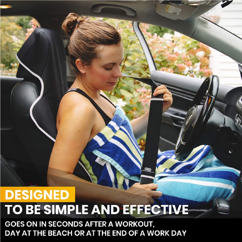 Gorla Gear Black Premium Universal Fit Waterproof Stain Resistant Car