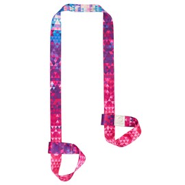 Yoga Mat Straps - Teeyar Multipurpose Durable Exercise Mats Belt w/Adjustable Loops for Carrying and Stretching (Gorgeous Rainbow)