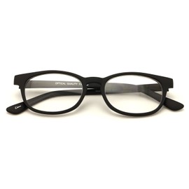 V.W.E. Fun Neon Color Spherical Frame Readers Reading Glasses - Matte Translucent Rubberized Finish