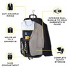 Premium Suit Garment Bag Carry On - Hangs 4 Suits
