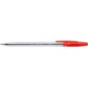 Q-CONNECT Classic Ballpoint Pens, Red, Line Width 0.5 mm, Lightfast Ink, Pack of 50, for Office, Home and School