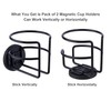 Strong Magnetic Cup Holder, Fully Covered Anti Drop Drink Holder,