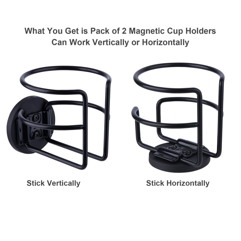 Strong Magnetic Cup Holder, Fully Covered Anti Drop Drink Holder,