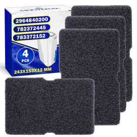 4 Pieces Sponge Filter for Tumble Dryer 243x153x12 mm with the Original Code 2964840200 for Beko for Blomberg – MONTERAL