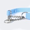 Fleuff Waterproof Martingale Dog Collar (Sky Blue, Medium)