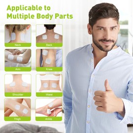 TENS Unit Replacement Pads, 20PCS 2"x2" Electrode Pads, Reusable Self-Adhesive Electrode Patches for Electrotherapy