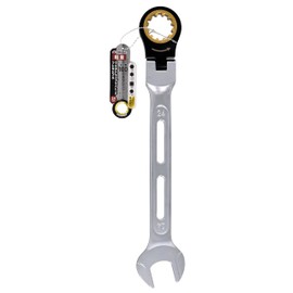 Takagi Multi-Drive Gear Wrench, Flexible, 0.9 inch (24 mm), Ratchet Wrench, 180°, Number of Gears, 100 Gears, Lightweight, Work Tool, Bolts and Nuts Tightening, Loosening
