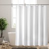 Titanker Fabric Shower Curtain Liner Washable, 72 x 65 Inches,